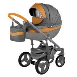 D1 - Детская коляска Adamex Monte Carbon 3 в 1